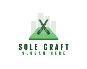 Cutter Blade Tool logo design