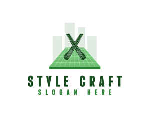 Cutter Blade Tool logo design