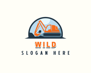 Construction - Excavator Construction Builder logo design