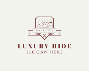 Leather - Fashion Shoe Boutique logo design