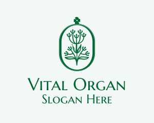 Organic Floral Fragrance  logo design