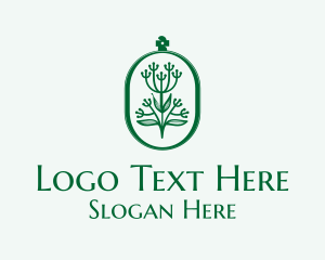 Woman - Organic Floral Fragrance logo design
