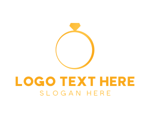 Loyalty - Minimalist Wedding Ring logo design
