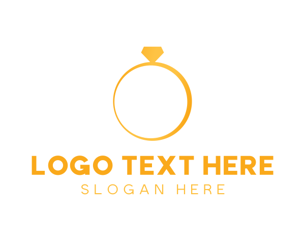 Loyalty - Minimalist Wedding Ring logo design