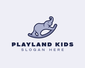 Cute Elephant Toy logo design