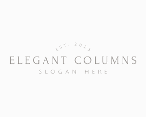 Luxe Elegant Company logo design