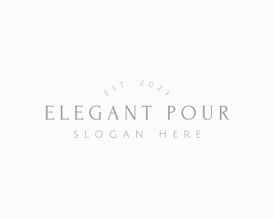 Luxe Elegant Company logo design