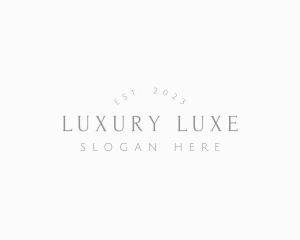 Luxe Elegant Company logo design