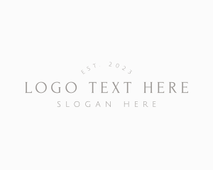 Wordmark - Luxe Elegant Company logo design