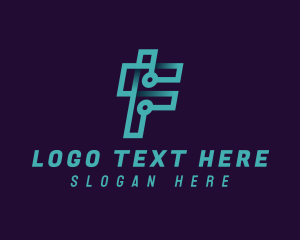 Teal - Digital Tech Industry logo design