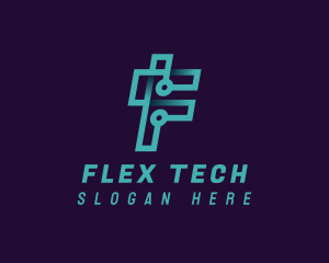 Digital Tech Industry logo design