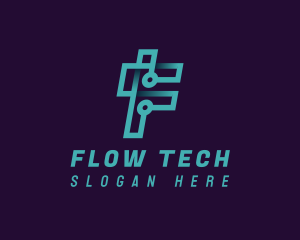 Digital Tech Industry logo design