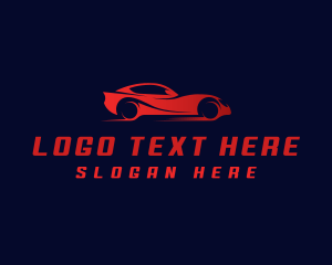 Driver - Automobile Race Car logo design