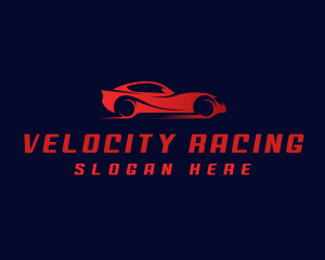 Automobile Race Car logo design