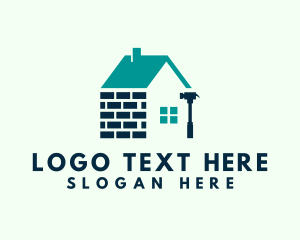 Attic - Brick House Carpentry logo design