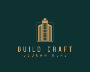 City Skyscraper Building logo design