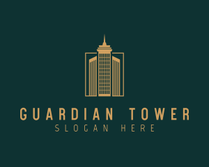 City Skyscraper Building logo design