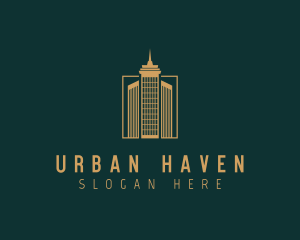 City Skyscraper Building logo design