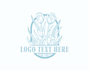 Flower - Eco Flower Boutique logo design