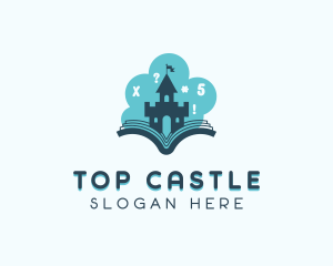 Educational Book Castle logo design