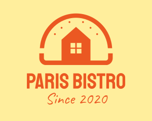 Orange Burger House  logo design