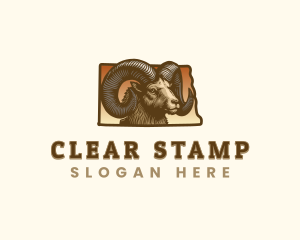 North Dakota Bighorn Sheep logo design