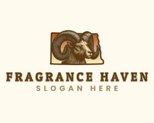 North Dakota Bighorn Sheep logo design