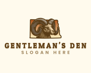 North Dakota Bighorn Sheep logo design