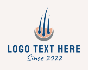 Center - Hair Dermatology Clinic logo design
