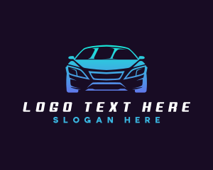 Fast - Luxury Sedan Car logo design