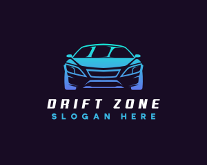 Drifting - Luxury Sedan Car logo design