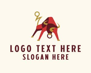 Animal - Bull Bullfighting Animal logo design