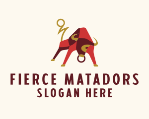 Bullfighting - Bull Bullfighting Animal logo design