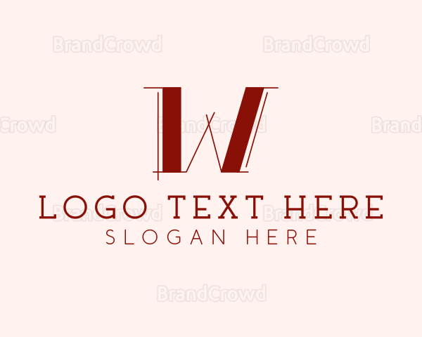 Professional Studio Letter W Logo