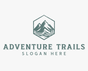 Summit Mountain Hiking logo design