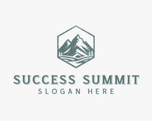 Summit Mountain Hiking logo design