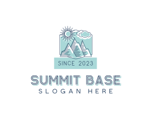 Mountain Resort Camp logo design