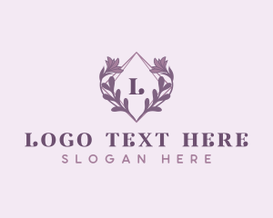 Wedding - Elegant Floral Petals logo design