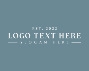 Wordmark - Professional Elegant Fashion logo design