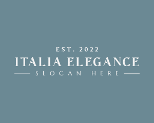 Professional Elegant Fashion logo design