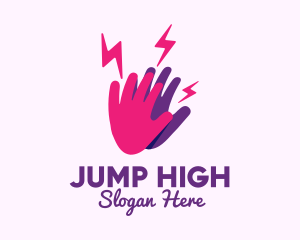 High Energy Hand logo design