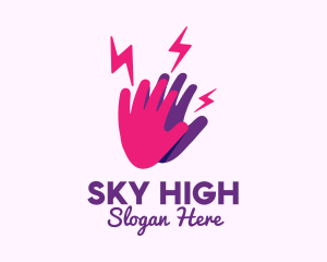 High Energy Hand logo design