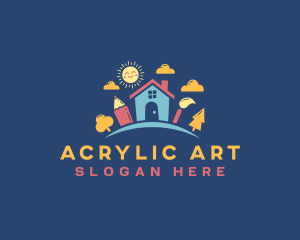 Educational Preschool Art logo design