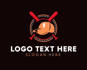 Softball - Baseball Sports Cap logo design