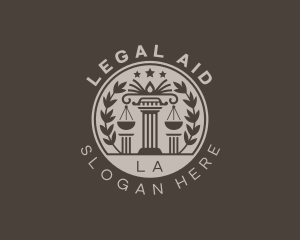 Attorney - Lawyer Attorney Justice logo design