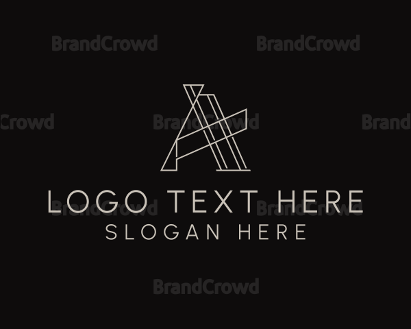 Tech Business Letter A Logo