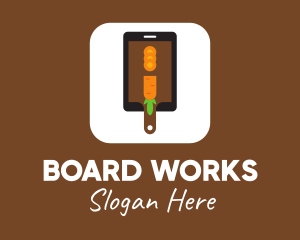 Board - Carrot Chopping Board App logo design