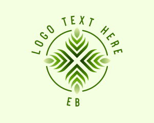 Wellness - Abstract Green Leaf logo design