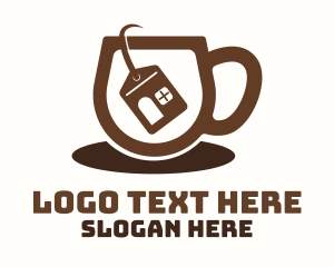 Green Tea - Home Tea Bag Cup logo design