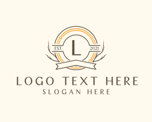 Outdoor - Natural Forest Badge logo design